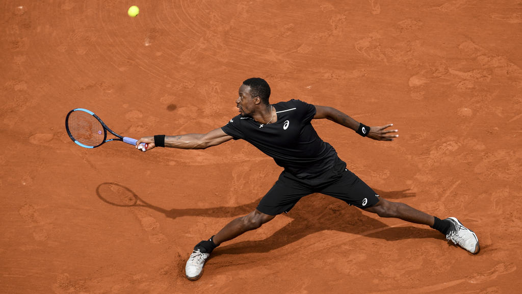 gael monfils à Roland Garros